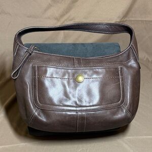 Coach Ergo Hobo Elegant Brown Leather Shoulder Bag